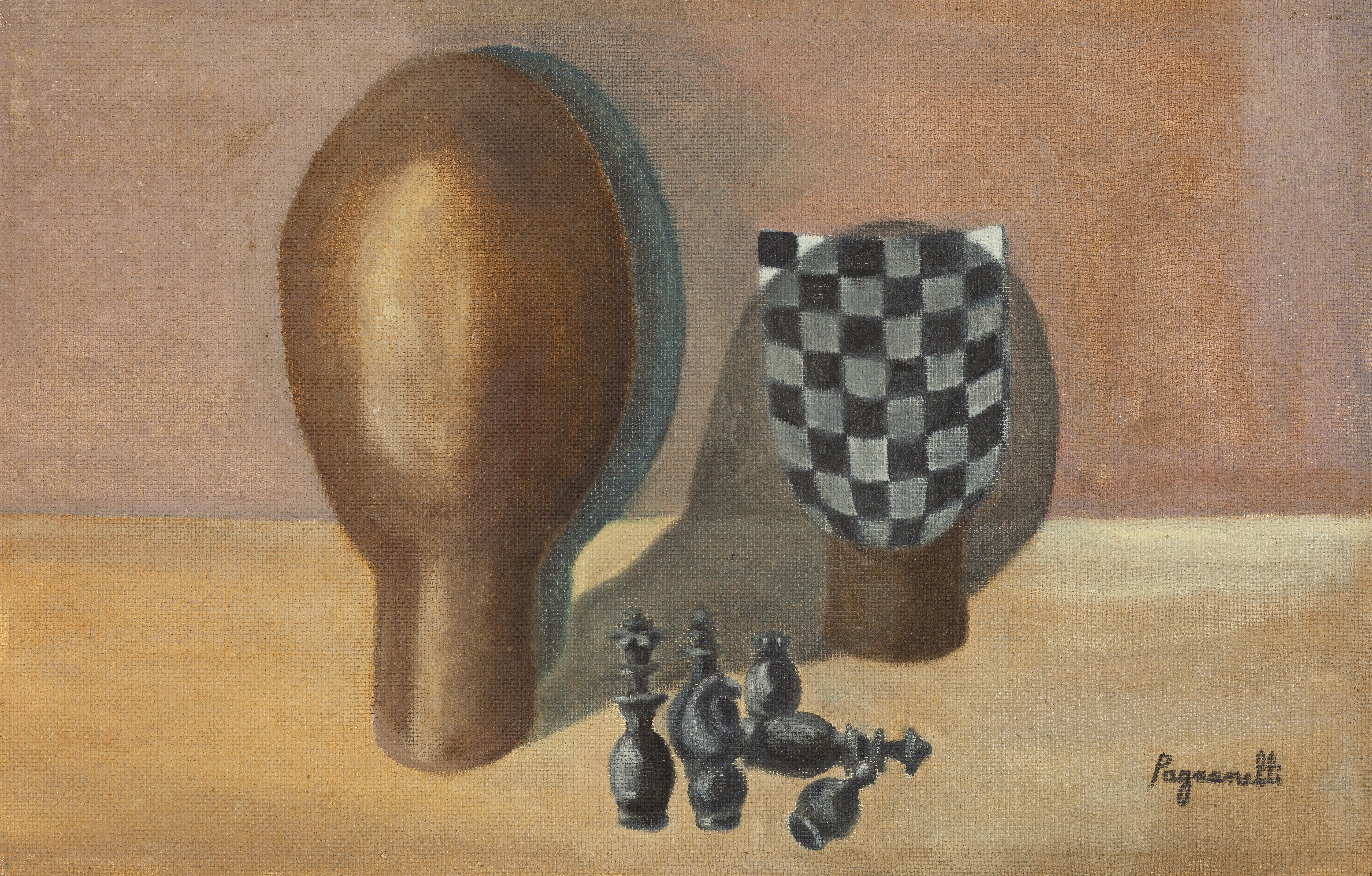 Fig. 7. Liana Medici Pagnanelli, Autoritratto, 1980. Olio su faesite, 32x50 cm, Collezione privata